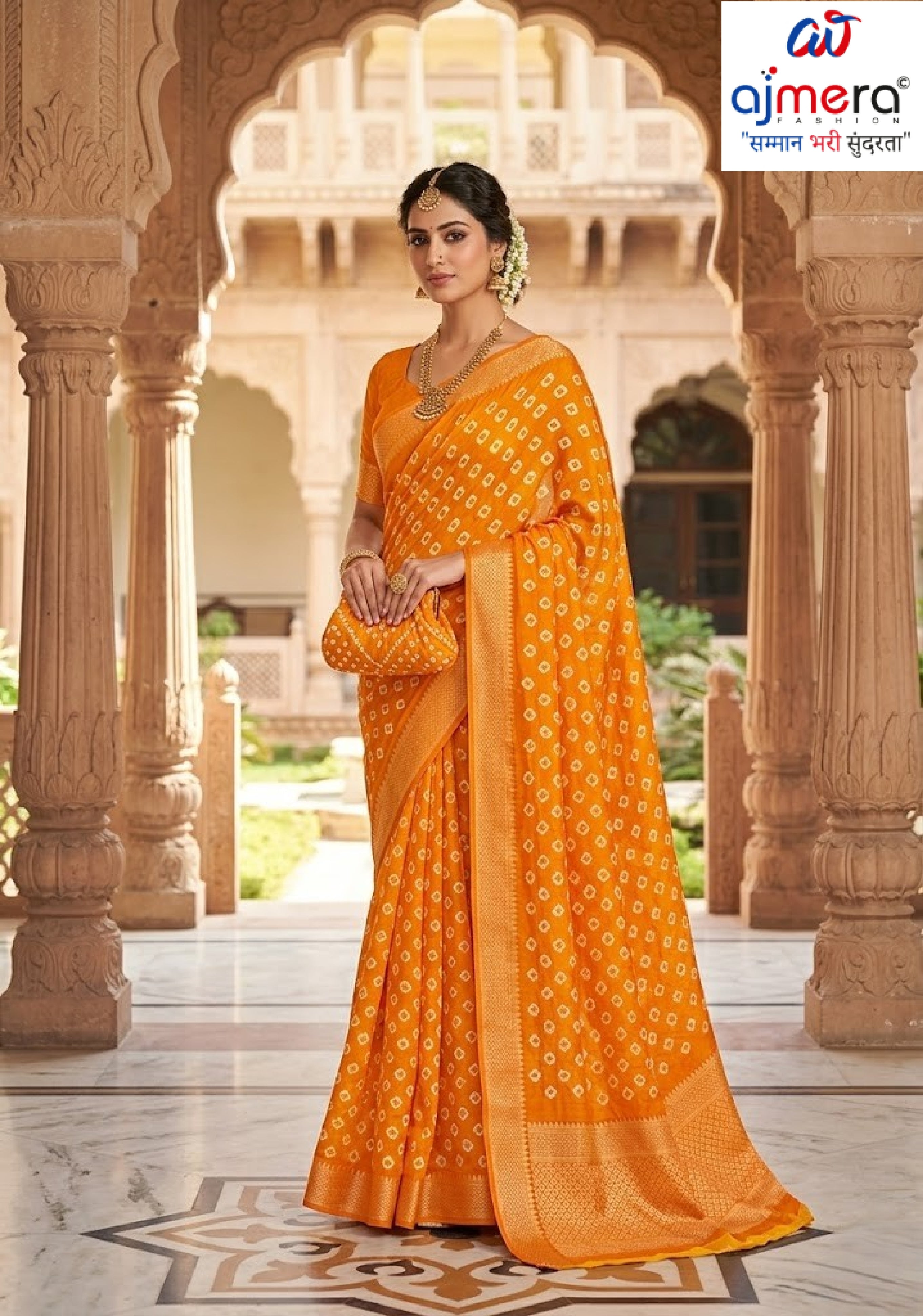 Stylish Printed Saree with Blouse Piece for Traditional Celebrations | SSR-BILLION