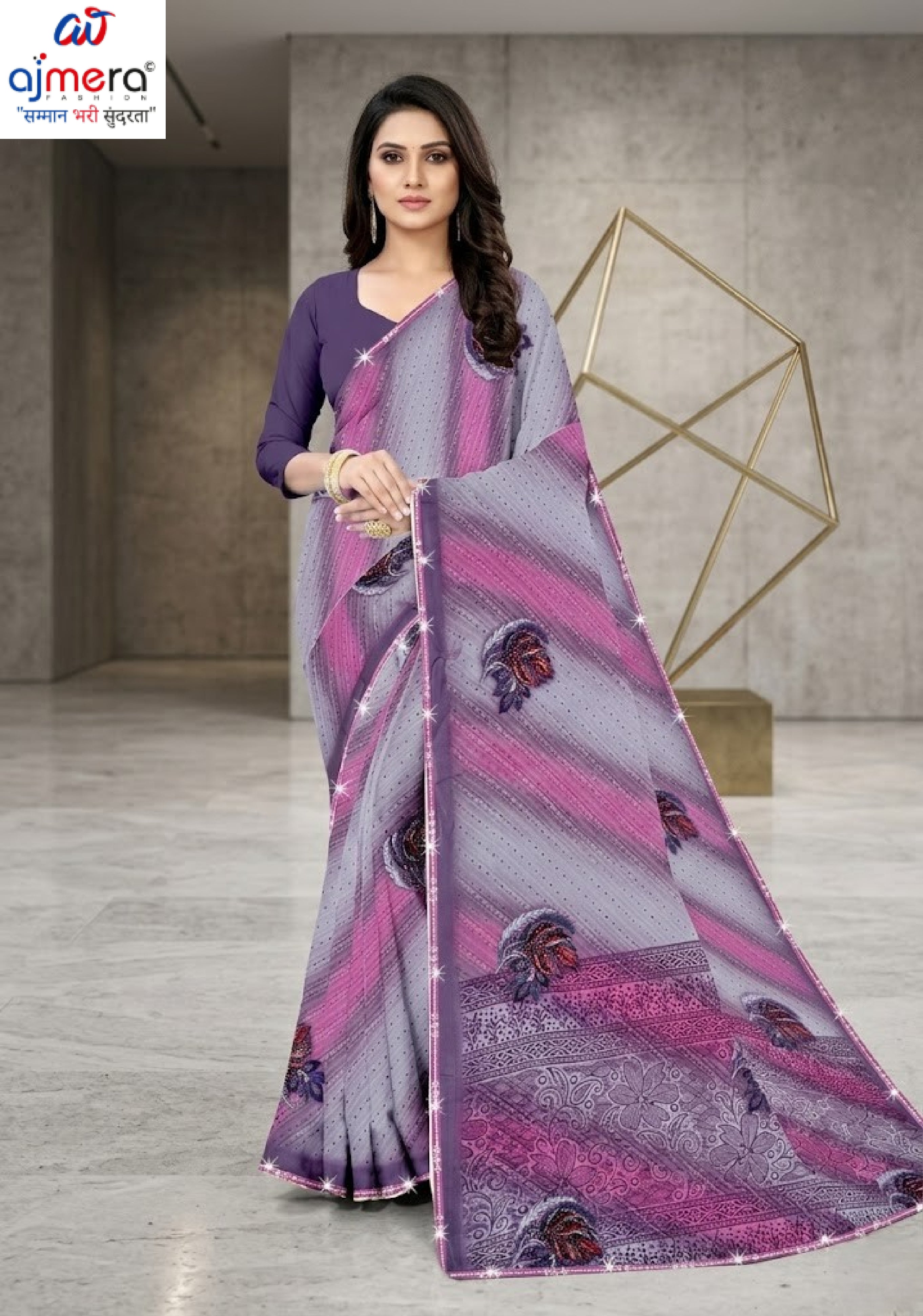 Trendy Printed Saree with Blouse Piece for Women’s Ethnic Wardrobe | CAS-PREM RATAN