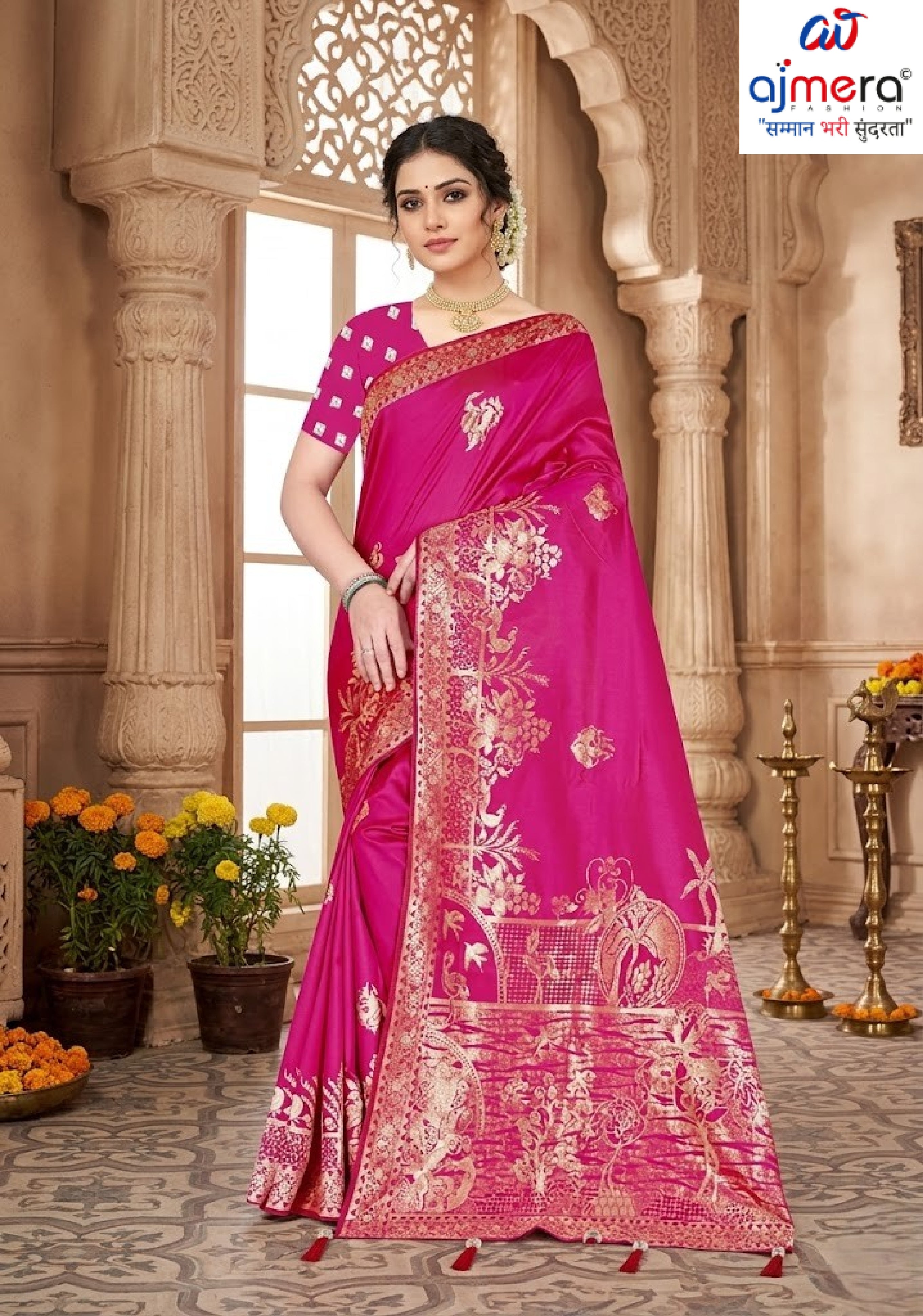 Stylish Jacquard Silk Saree With Blouse Piece | TUL-HUMJOLI SILK VOL-21