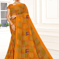 Graceful Printed Saree with Blouse Piece for Modern Ethnic Fashion  | SNR-VARVADHU