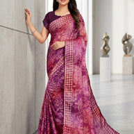 Designer Printed Saree with Blouse Piece for Special Occasions  | RDD-MARTINI