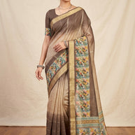 Graceful Jacquard Silk Saree with Blouse Piece for Timeless Ethnic Fashion | MDW-PRAVYA