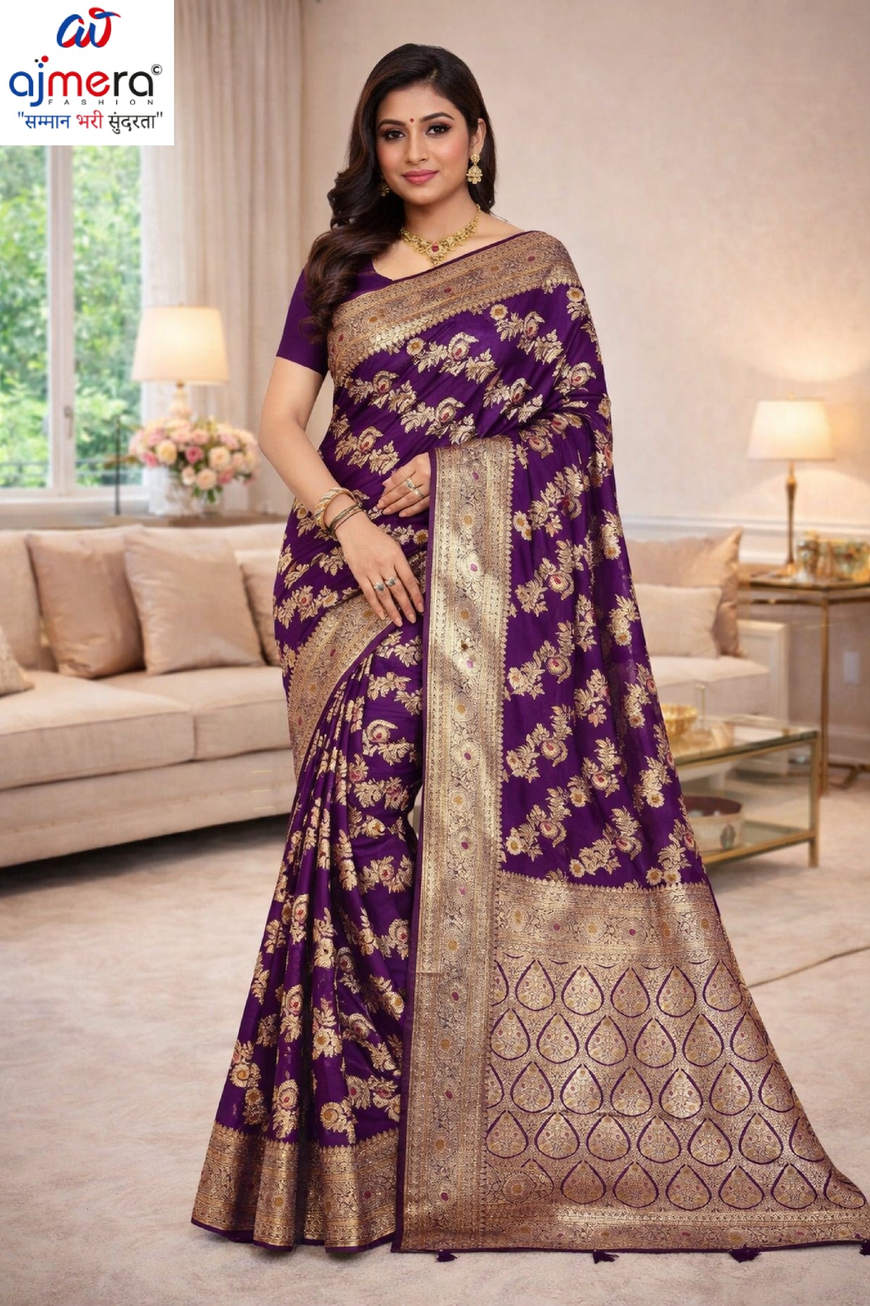 Rich Jacquard Silk Saree with Blouse Piece for Sophisticated Ethnic Style | TUL-CLEAR SILK VOL-04