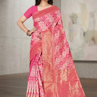 Exclusive Jacquard Silk Saree with Blouse Piece for Premium Cultural Wear | TUL-AMRIT VATIKA COTTON