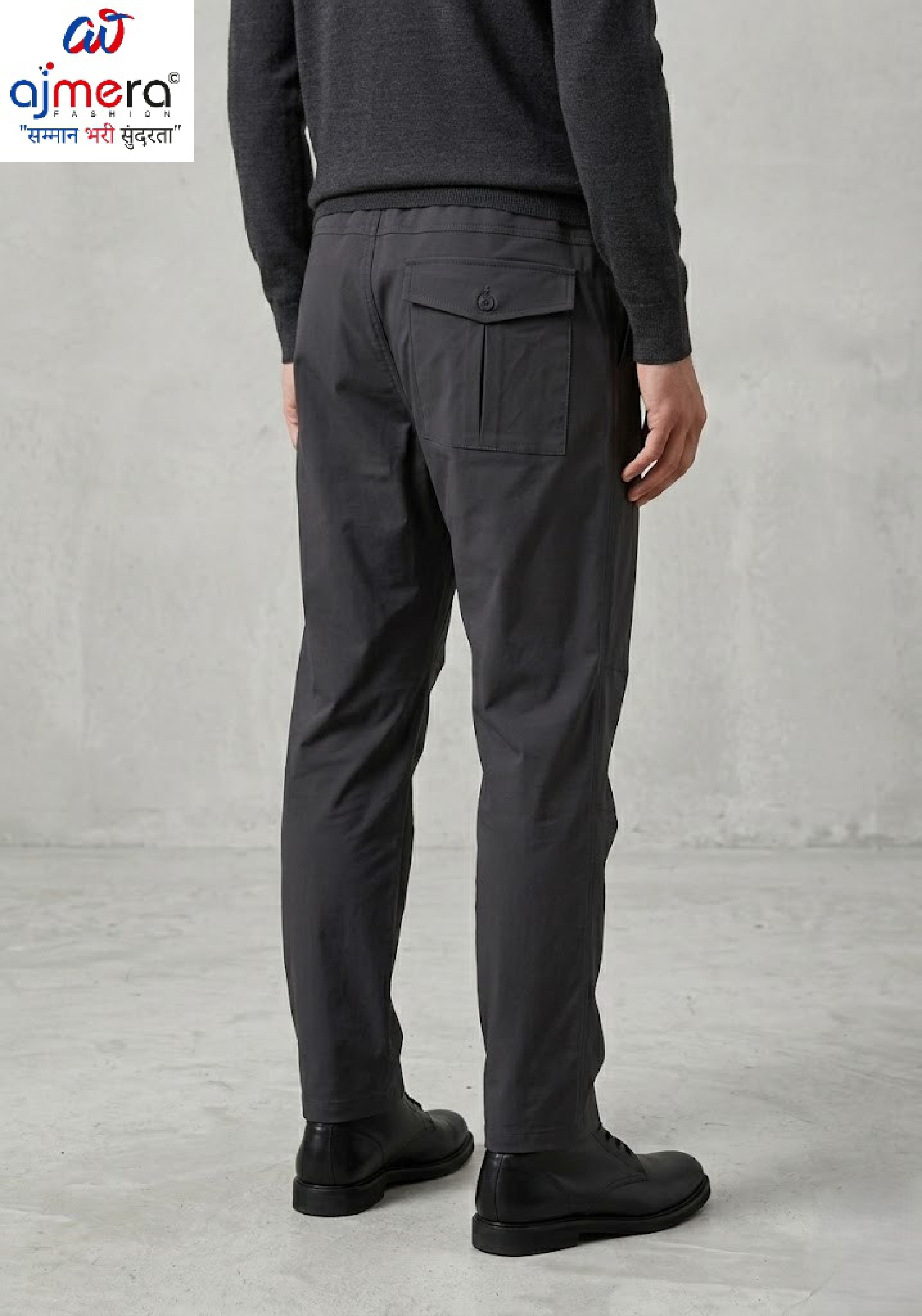 Mens Cargo Trousers Manufacturer India | MOC-MEN CARGO BELT ELASTIC
