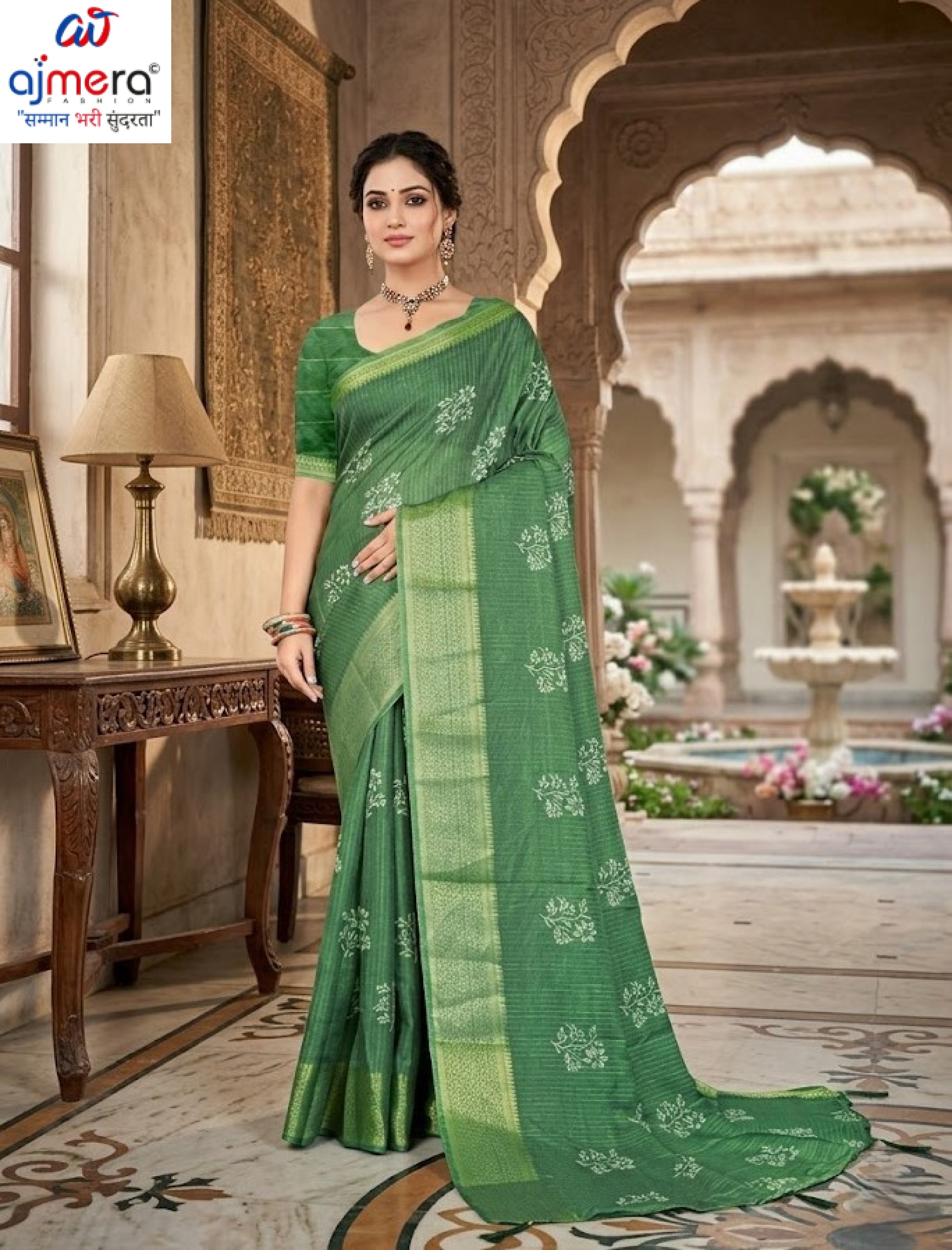 Stylish Printed Saree with Blouse Piece for Traditional Celebrations | TTS-SINDHU VOL-11