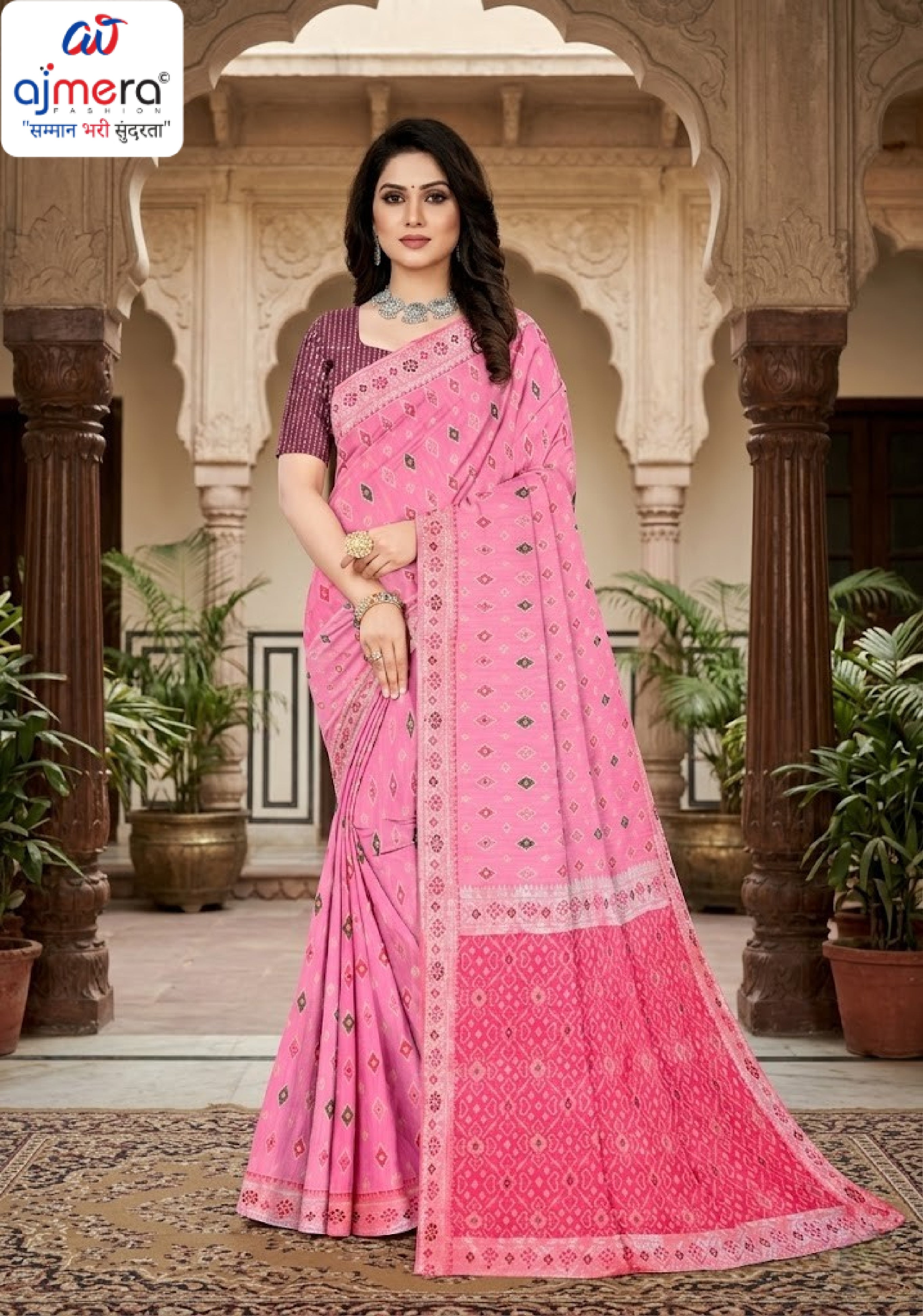B2B Saree Supplier without Blouse for Premium Ethnic and Traditional Wear | RT-JHUMKA