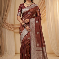 Charm Jacquard Silk Saree With Blouse Piece | GTE-PREMIUM