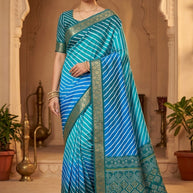 Silk Digital Printed Saree with Blouse Piece for Premium Ethnic and Traditional Wear | STG-VAIDEHI