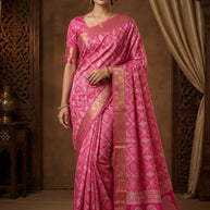 Silk Digital Printed Saree with Blouse Piece for Premium Ethnic and Traditional Wear | STG-ADYAR