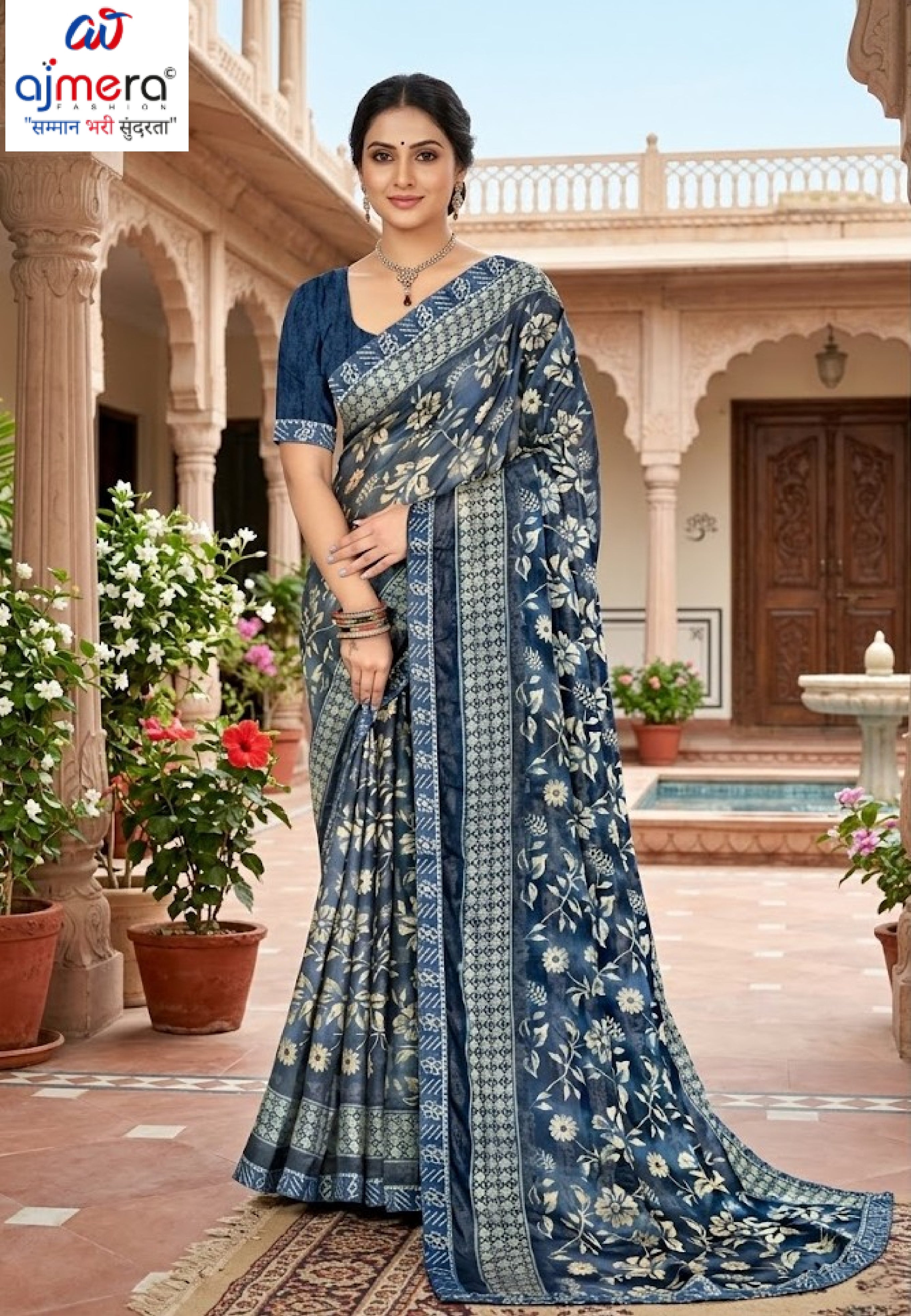 Premium Printed Saree with Matching Blouse Piece for Ethnic Elegance | TTS-GULSHAN VOL-8