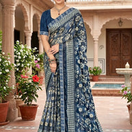 Premium Printed Saree with Matching Blouse Piece for Ethnic Elegance | TTS-GULSHAN VOL-8