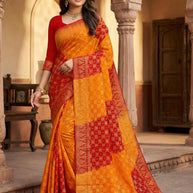 Soft Cotton Saree with Blouse Piece for Premium Ethnic and Traditional Wear | TLS-POORNIMA BP