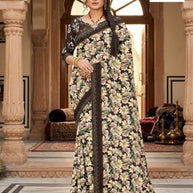 Exclusive Printed Saree with Blouse Piece for Elegant Ethnic Look  | GLC-GULABOO