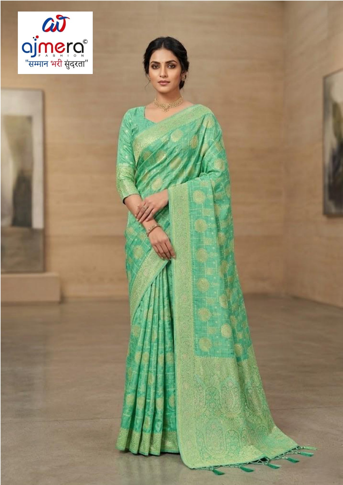 Fashionable Jacquard Silk Saree with Blouse Piece for Special Events | PLP-NEW FITNESS