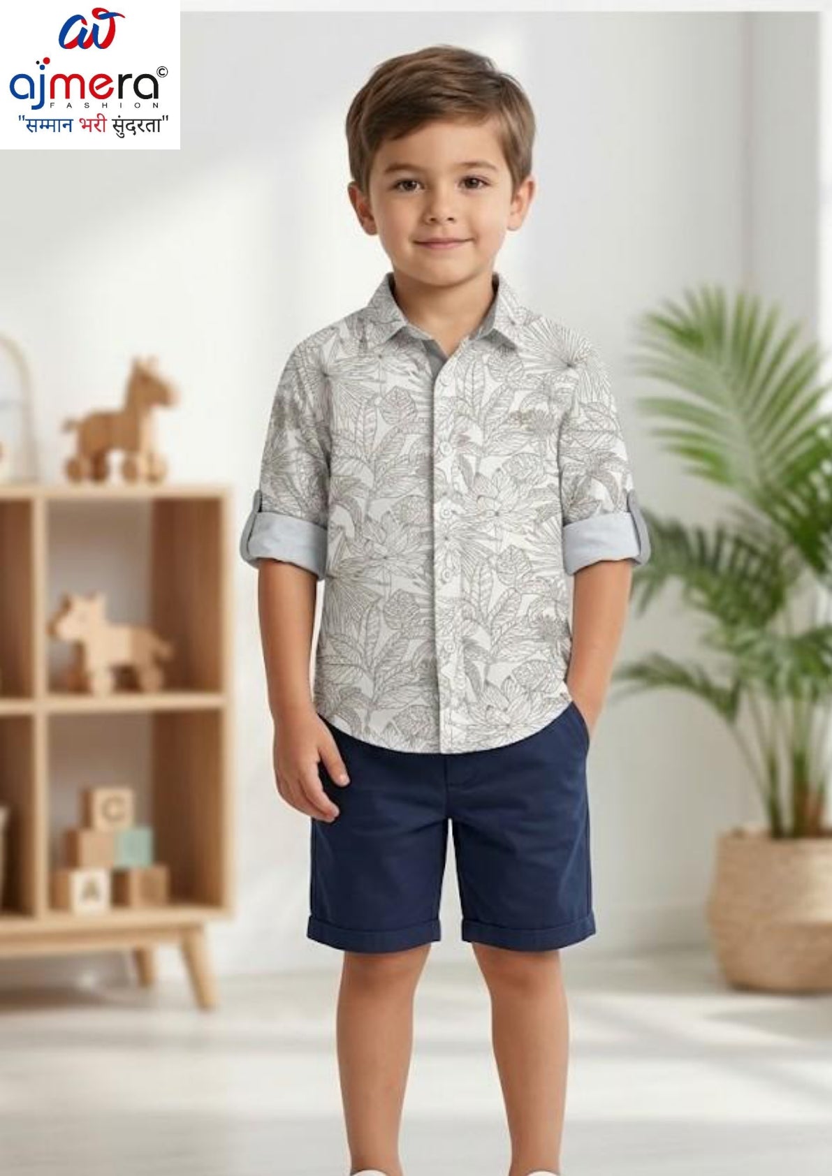 Wholesale Boys Printed Shirt Collection | DAG-PRINTED SHIRT-1