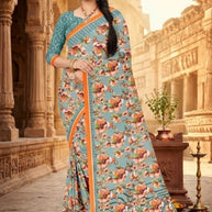 Trendy Printed Saree without Blouse for Women’s Ethnic Wardrobe | GLC-WOMEN OF INDIA