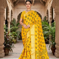Contemporary Printed Saree with Blouse Piece for Premium Wear | VER-NAZAKAT-42546