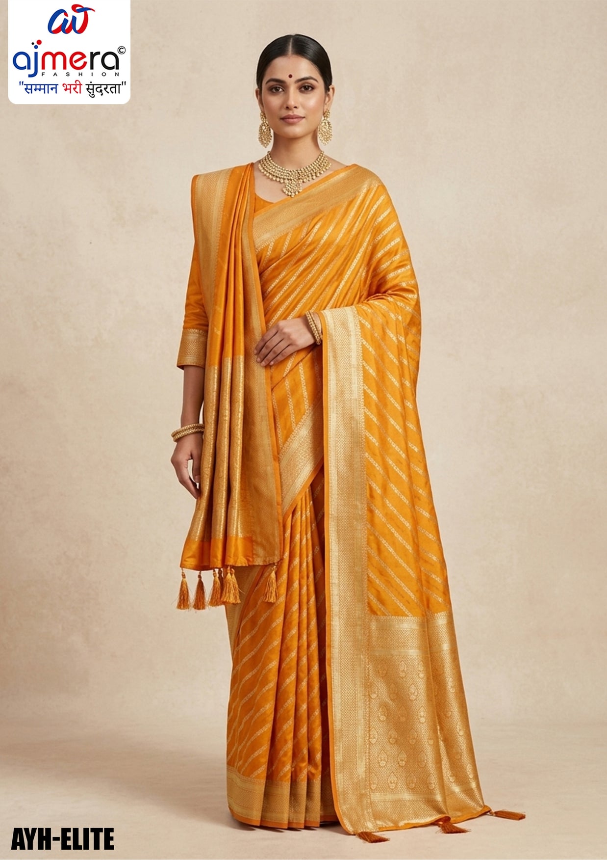 Premium Weave Jacquard Silk Saree With Blouse Piece | AYH-ELITE