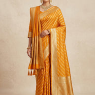 Premium Weave Jacquard Silk Saree With Blouse Piece | AYH-ELITE