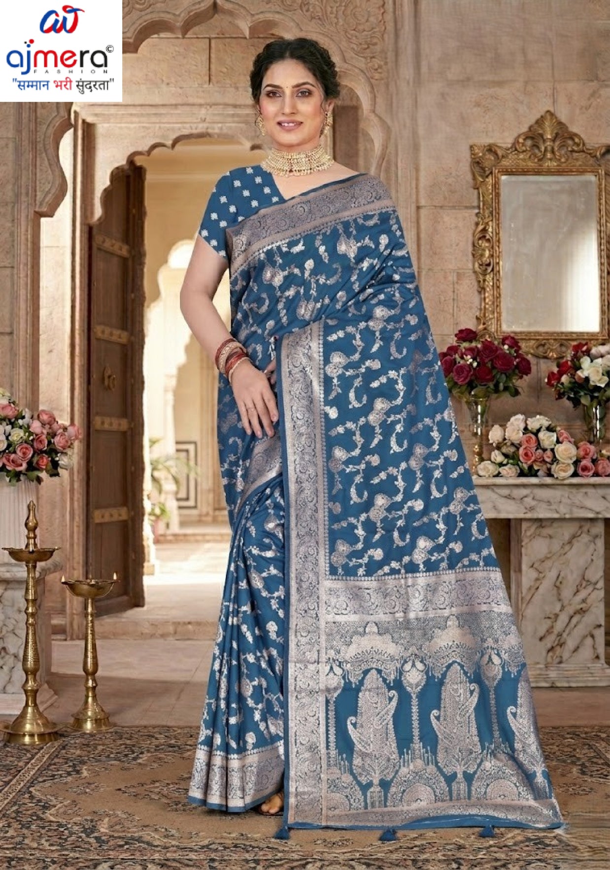 Designer Elegance Jacquard Silk Saree With Blouse Piece | TUL-MATWALI MAYA SILK