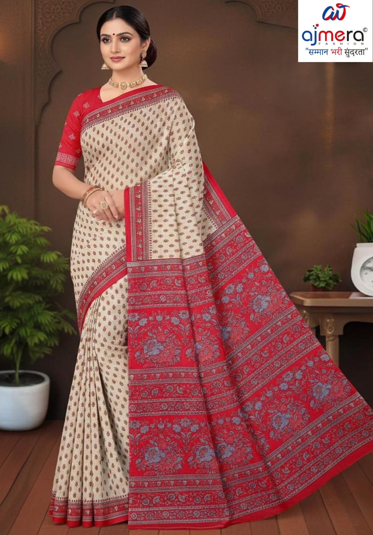 Handloom Cotton Saree with Blouse Piece for Premium Ethnic and Traditional Wear | ASS-SARITA VOL-5