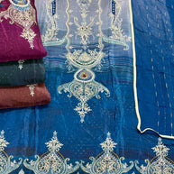 Premium Designer Unstitched Suit Set | AAR-RAS MALAI