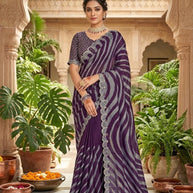 Trendy Printed Saree with Blouse Piece for Women’s Ethnic Wardrobe  | RDD-ZIYA