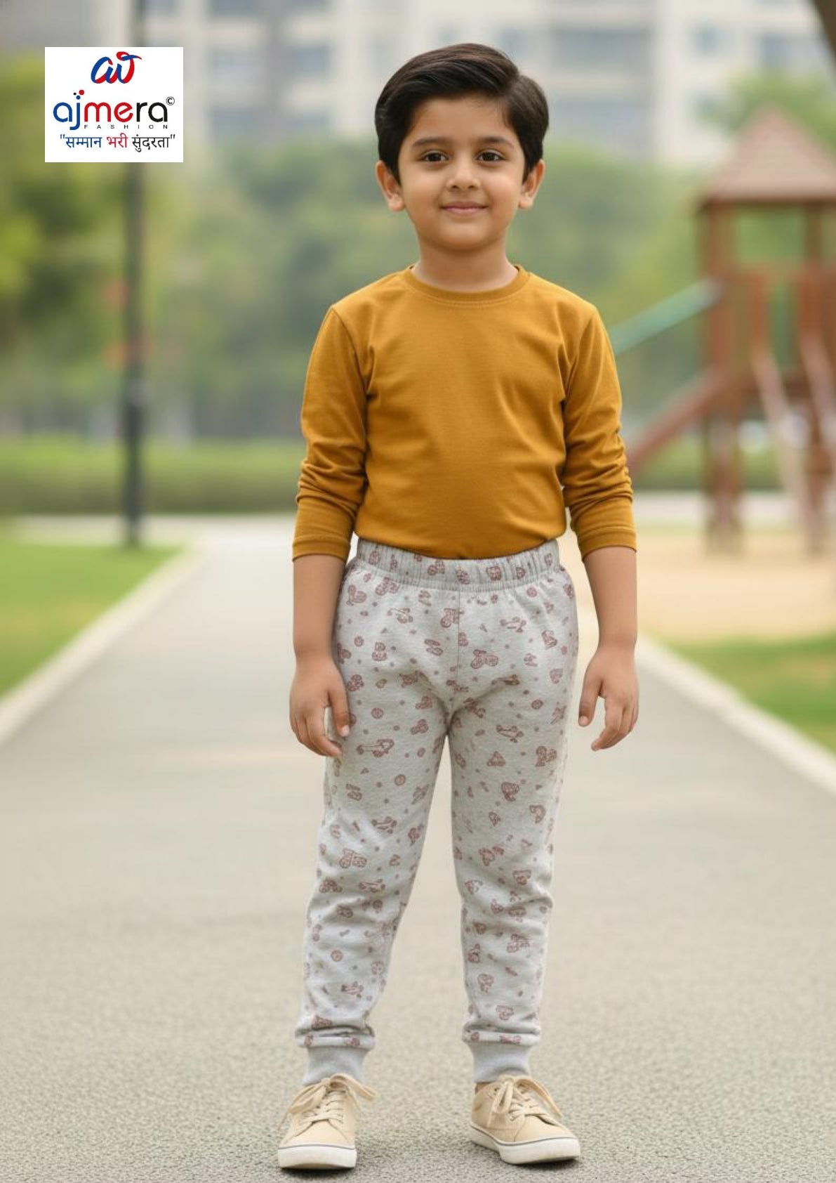 Kids Cotton Pyjama Wholesale in India | JPO-LOOPER PRT PYJAMA-M