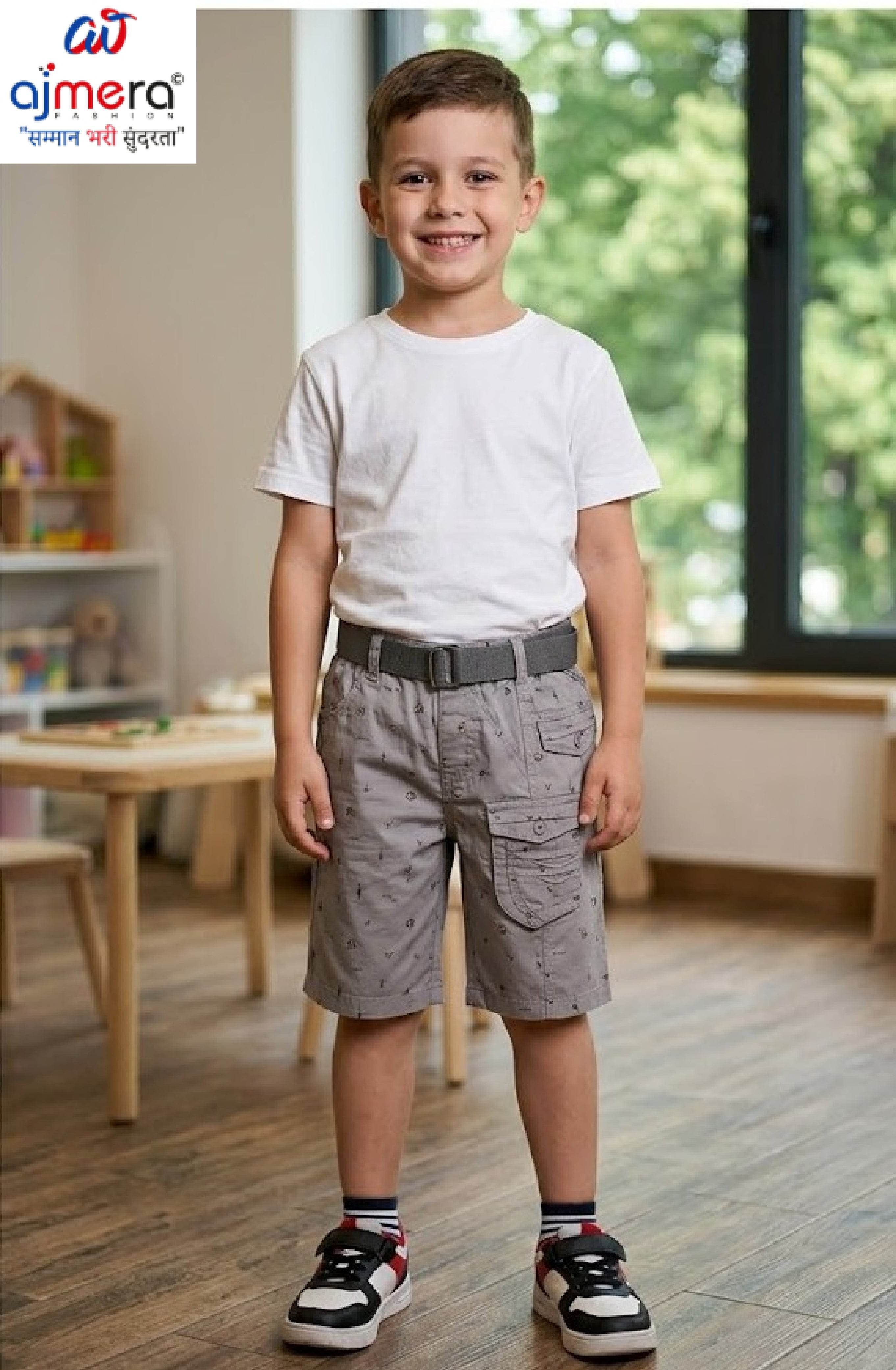 Kids Half Pant Wholesale in Surat | AMJ-6000-12X18