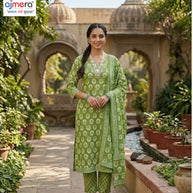 Premium Cotton Unstitched Suit Set | NCY-PRIYA
