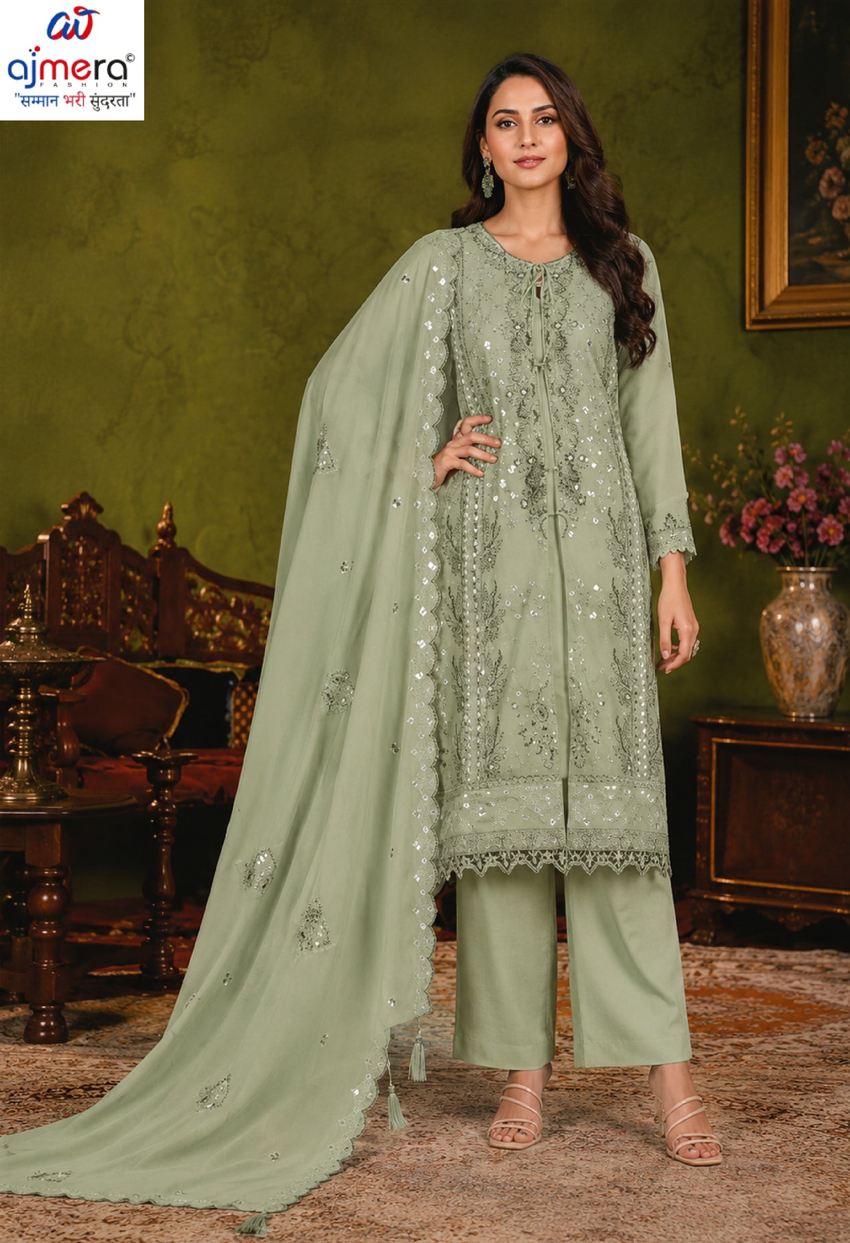 Designer Premium Pakistani Designer Suit for Women | JPF-4209
