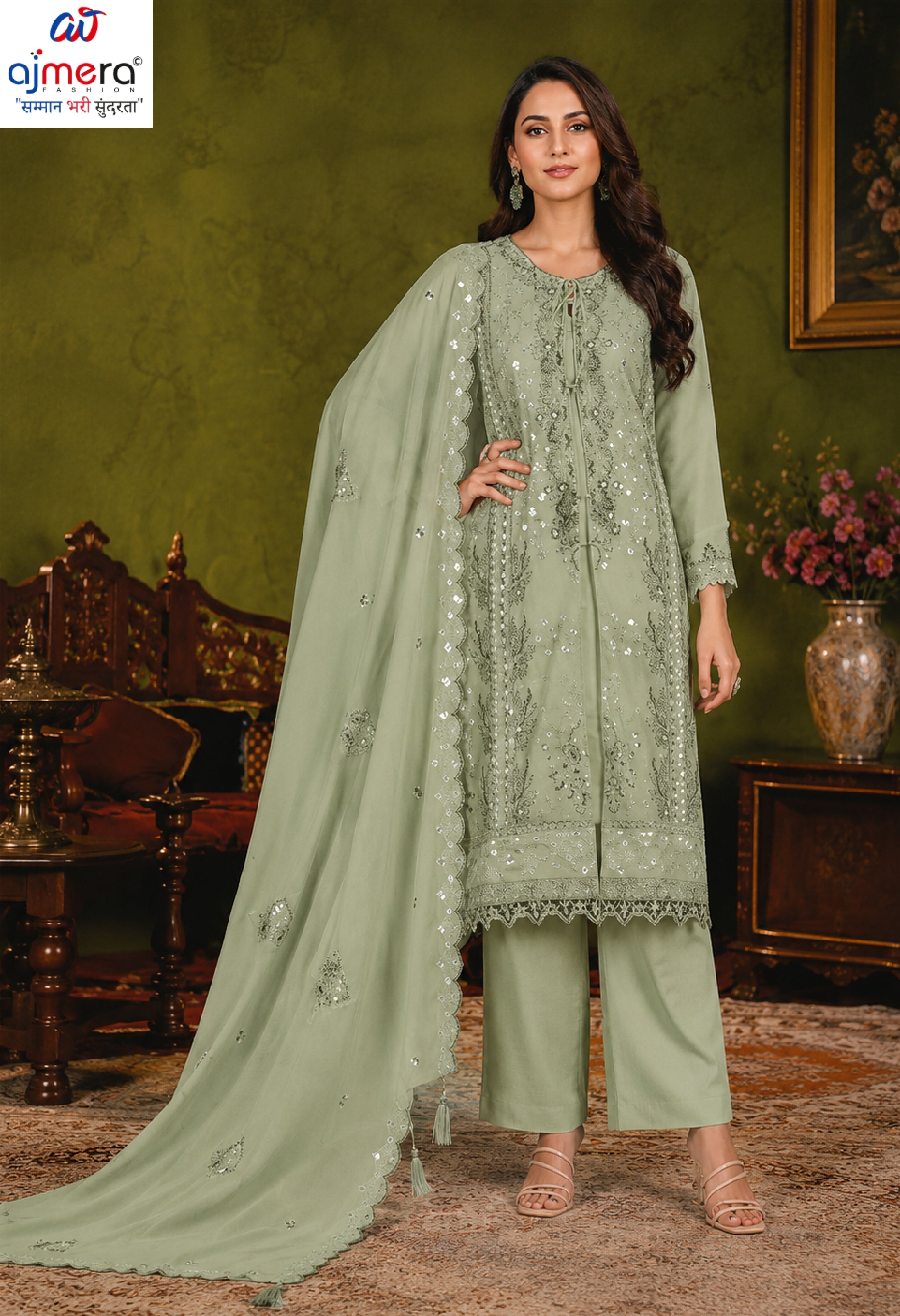 Designer Premium Pakistani Designer Suit for Women | JPF-4209