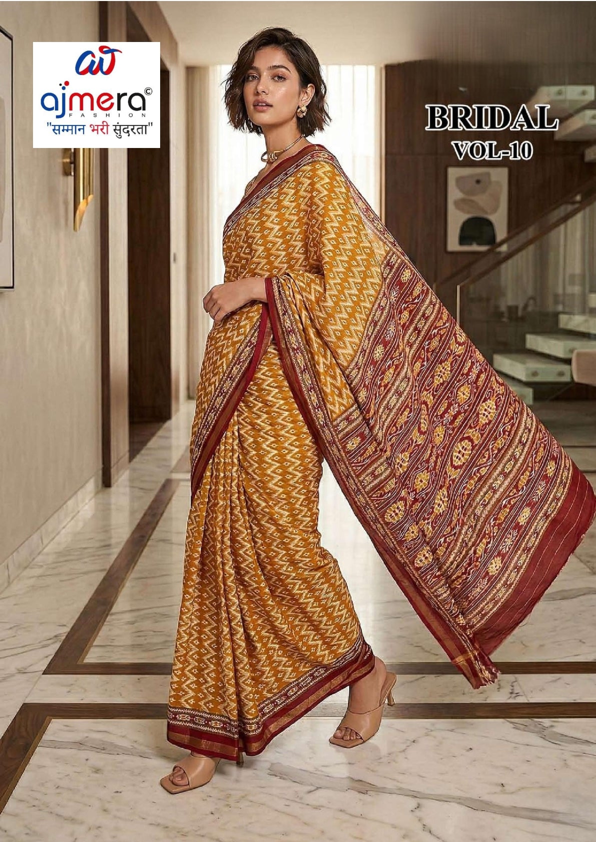 Stylish Printed Saree with Blouse Piece for Traditional Celebrations | RMF-BRIDAL VOL-10