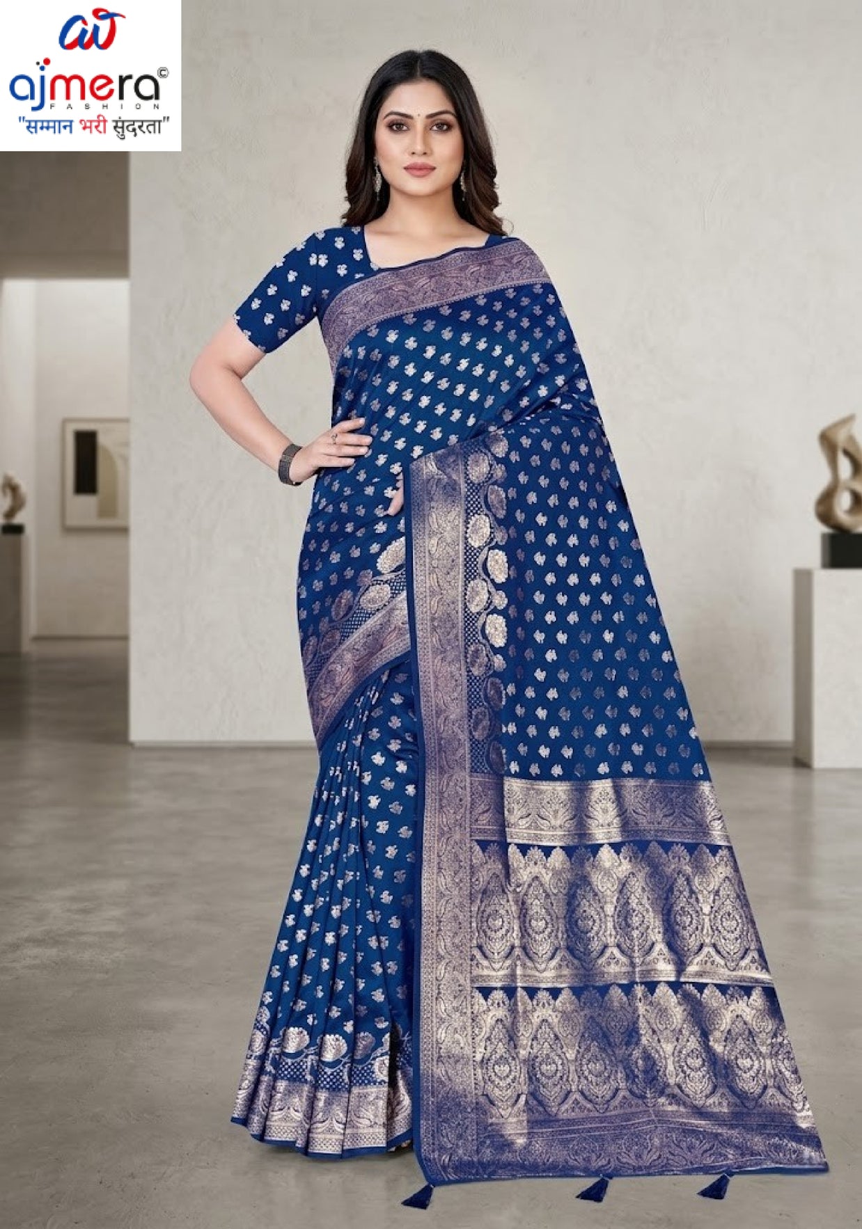 Rich Jacquard Silk Saree with Blouse Piece for Sophisticated Ethnic Style | TUL-VEERA SILK VOL-02