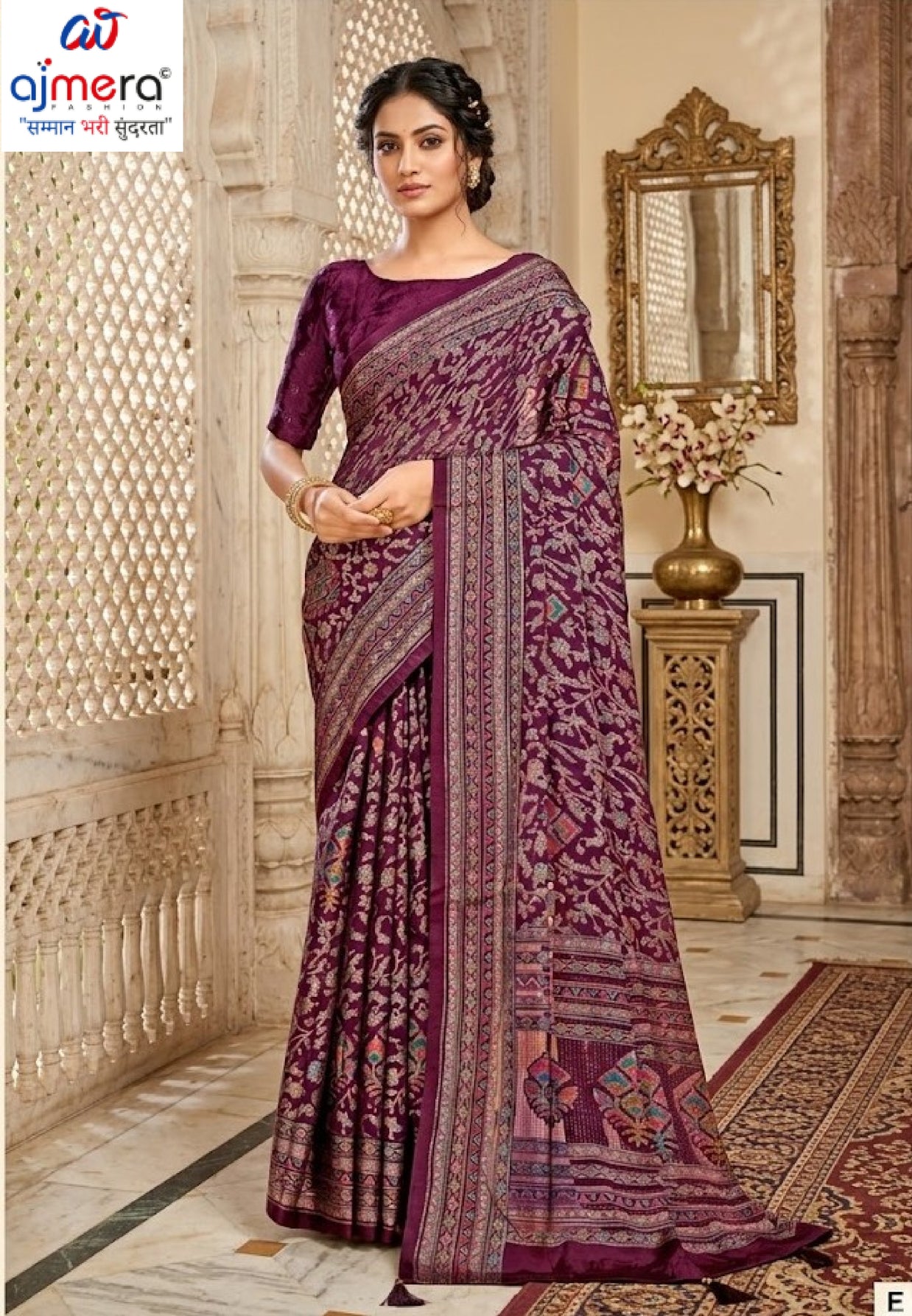 Contemporary Printed Saree with Blouse Piece for Premium Wear  | RDD-VISHAKA VOL-4