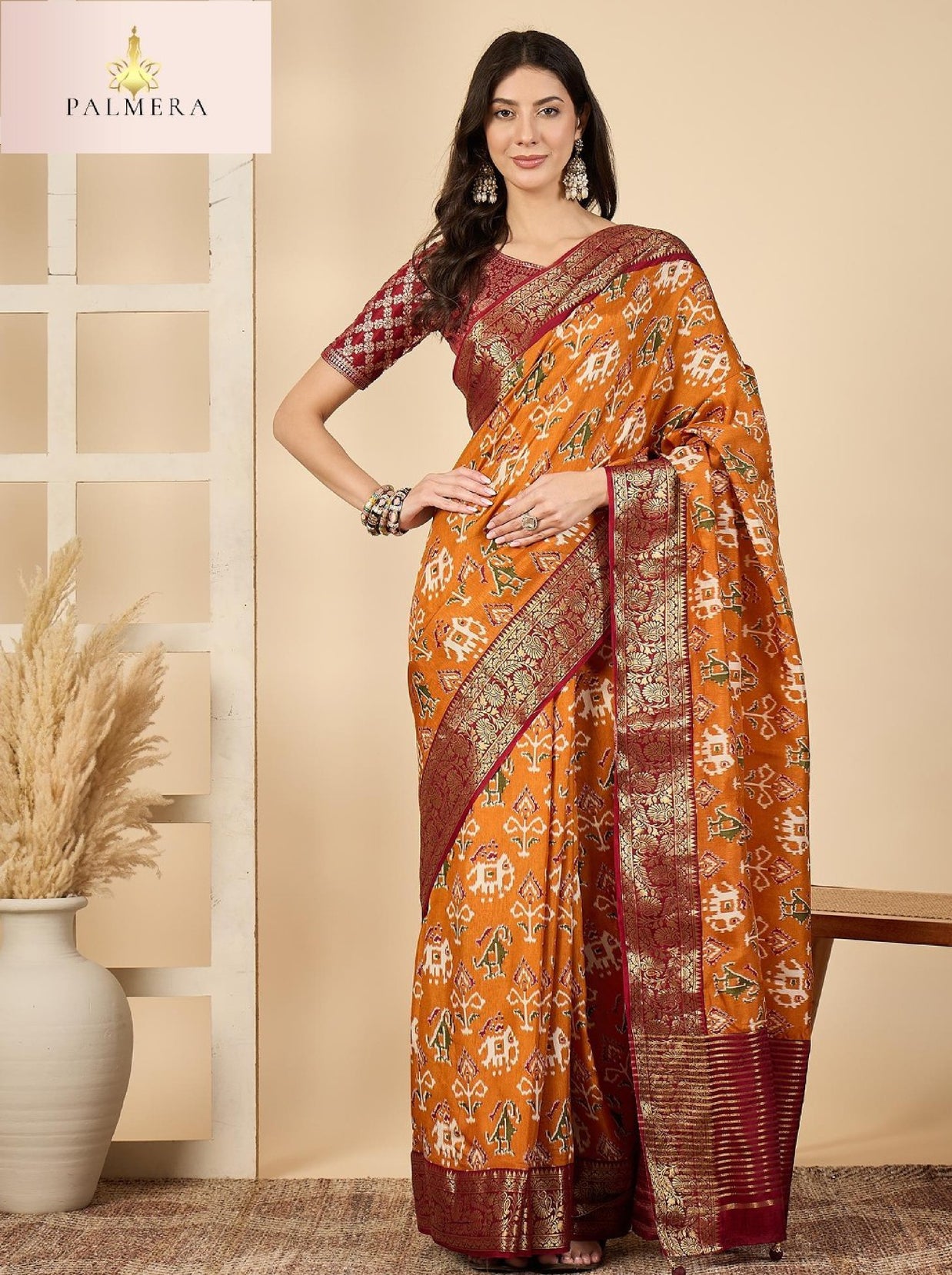 Palmera Saree Wholesaler and Palmera Saree Supplier | ALL-VIRASAAT-02