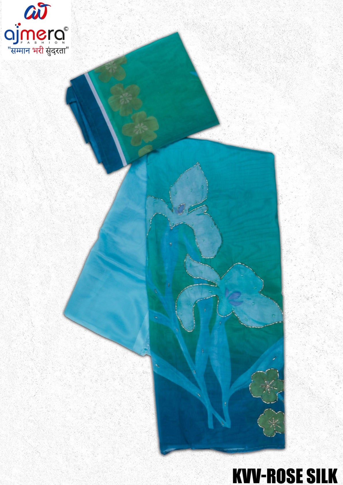Luxury Organza Dress Material for Wholesale Fashion Stores | KVV-ROSE SILK