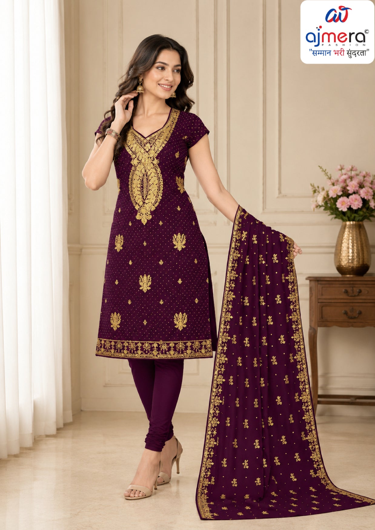 Elegant Jaam Premium Unstitched Suit Material | RPY-RIVER SPACE-5