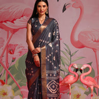 Holland Silk Handloom Silk Saree with Blouse for Premium Ethnic and Traditional Wear | ALL-HOLLAND SILK-01