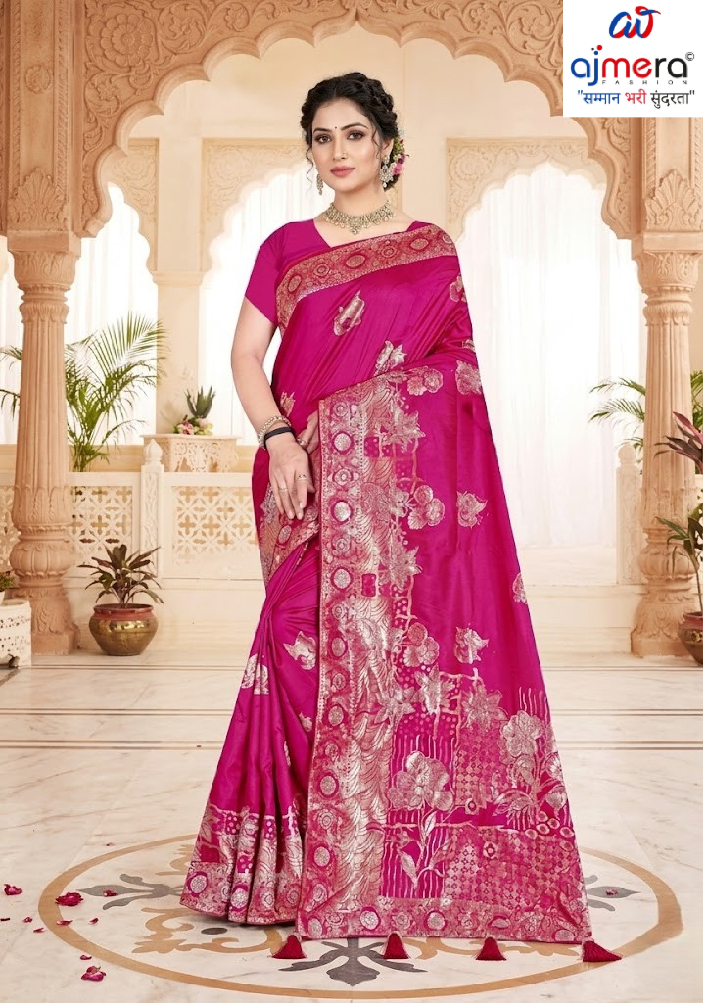 Premium Jacquard Silk Saree With Blouse Piece | TUL-HUMJOLI SILK VOL-19