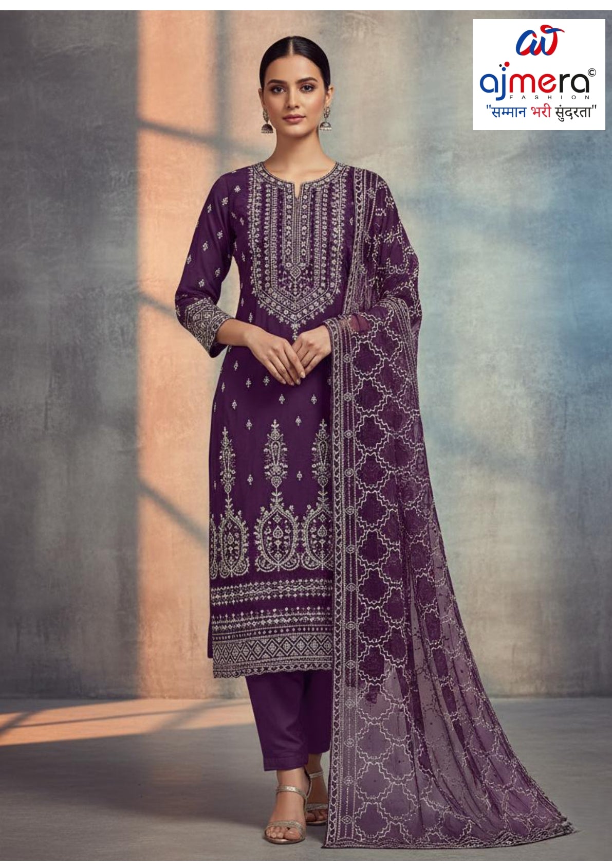 Premium Designer Unstitched Suit Set | MON-151