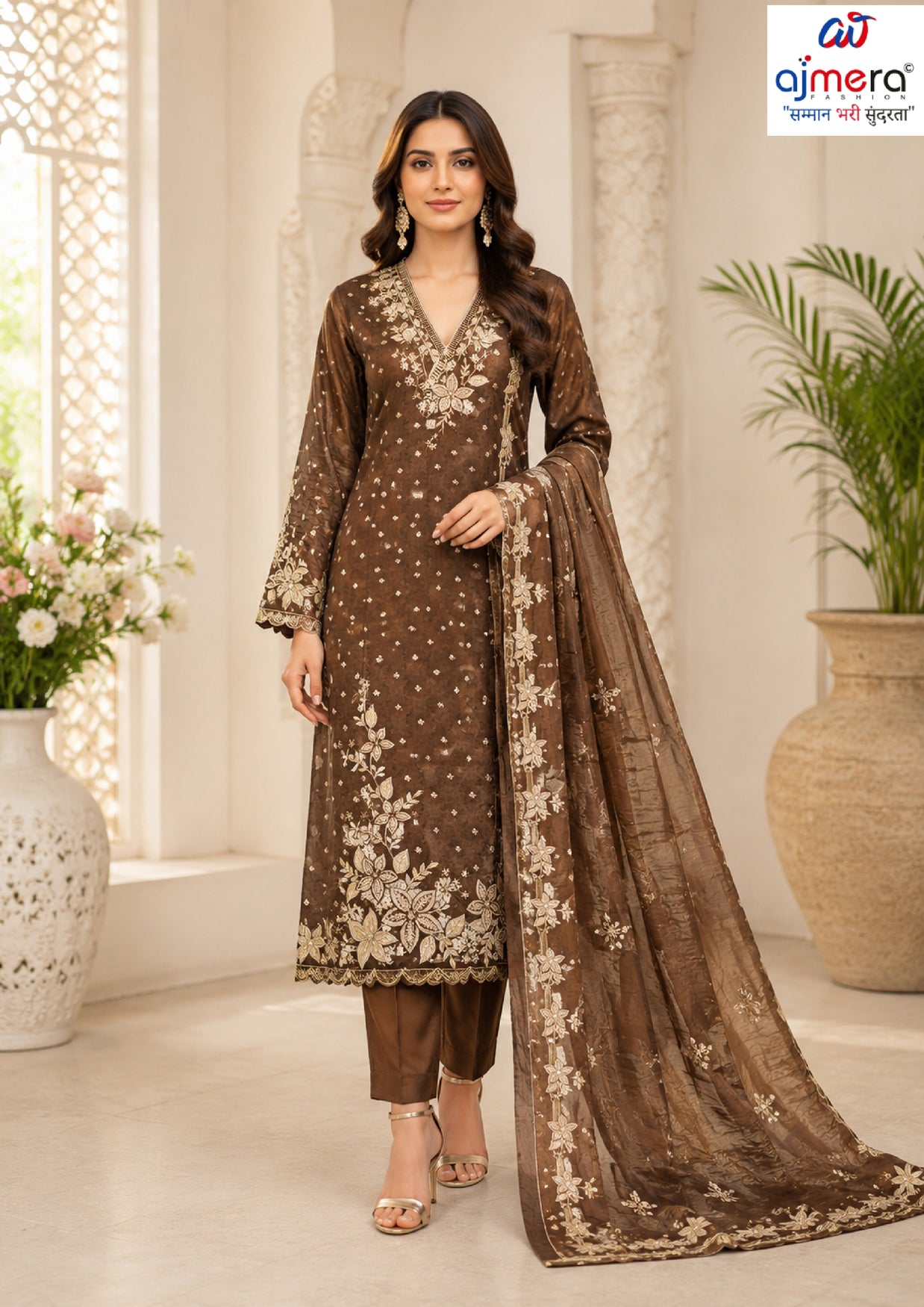 Premium Viscose Unstitched Suit Set | AAR-ZURI