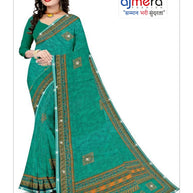 Weightless Print Loose Saree with Blouse for Premium Ethnic and Traditional Wear | CAS-UMANG