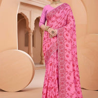 Pure Cotton Saree with Without Blouse for Premium Ethnic and Traditional Wear | MSS-SHIV KANHAKISHORI PESTAL