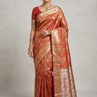 Royal Charm Jacquard Silk Saree With Blouse Piece | MRF-SARA