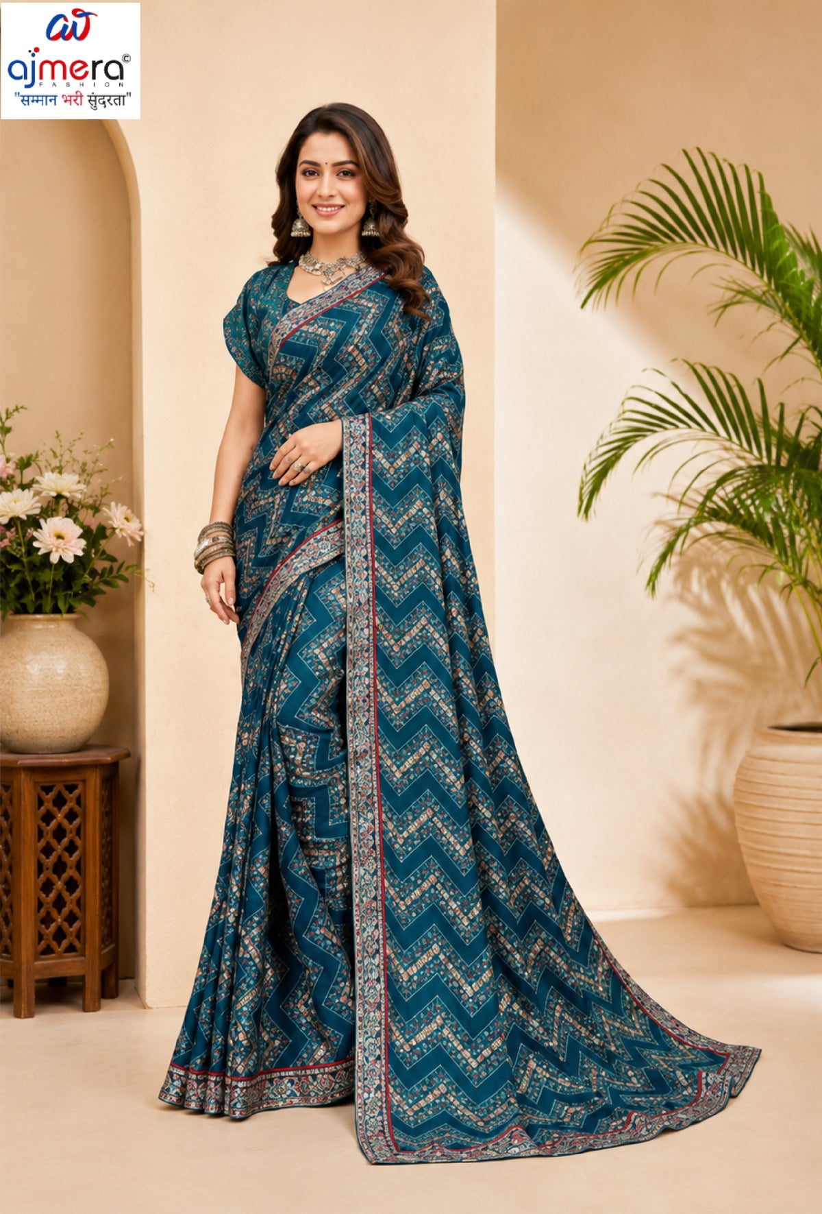Classic Printed Saree with Blouse Piece for Timeless Traditional Style | RDD-NIKITA VOL-02