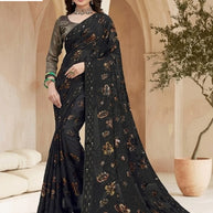 Trendy Printed Saree with Blouse Piece for Women’s Ethnic Wardrobe  | RDD-YUKTI VOL-56