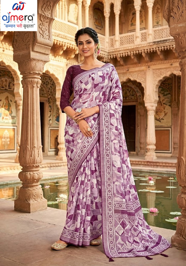 Beautiful Printed Saree with Blouse Piece for Cultural Celebrations  | RDD-EMERALD VOL-02