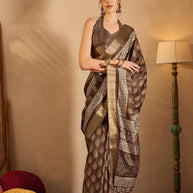 Holland Silk Handloom Silk Saree with Blouse for Premium Ethnic and Traditional Wear | ALL-HOLLAND SILK-75